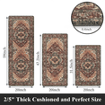 thumbnail image 6 of FTCBJJA Boho Kitchen Rug and Mat Set 3 Piece, Non Skid Kitchen Mats for Floor, Runner Rugs for Hallway Kitchen Holiday Decor, Floor Mat for Living Room, Bedroom, 20"x31.5" + 20"x47.3" + 20"x59", 6 of 7