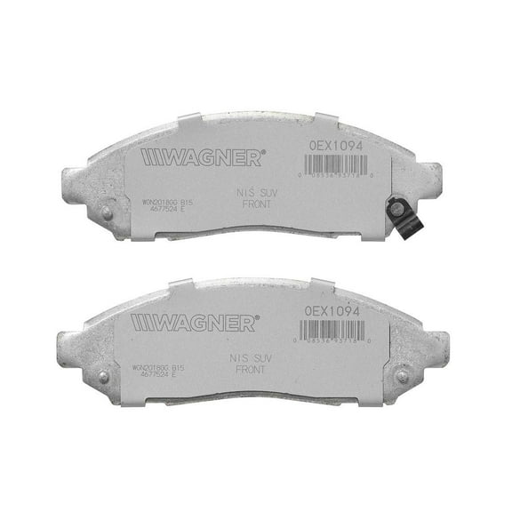 Wagner Brake OEX1094 Brake Disc Pad Fits select: 2005-2015 NISSAN FRONTIER, 2005-2012 NISSAN PATHFINDER