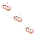thumbnail image 4 of Transemion Wide Application Cat Food Bowl Safe And Reliable Convenient And Practical Easy To Plastic Automatic flesh pink 3Set, 4 of 6