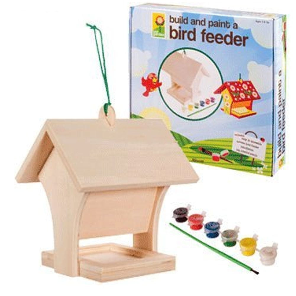 Build Paint Bird Feeder Easy To Assemble By Toysmith Ship From