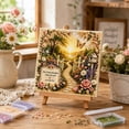 thumbnail image 5 of Floral Diamond Art Kits For Adults, 5D DIY Diamond Art Craft Set, Bible Garden Landscape Pattern, Great For Home Wall Decoration, Ideal Craft Activity For Adult Crafters, 5 of 6