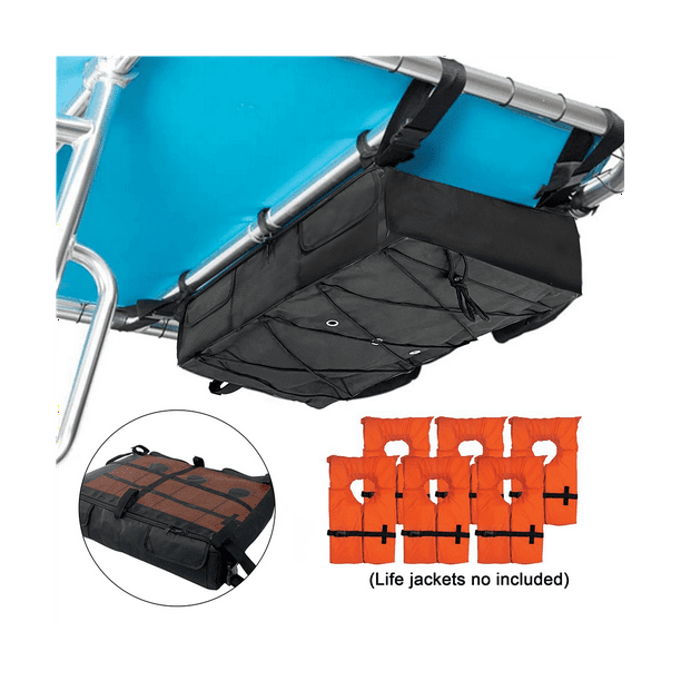 T Jacket Storage Bag For 6 Life Jackets Life Vests Storage Bag for Most T Top Boats Bimini Tops and Pontoon Top