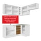 thumbnail image 5 of Cocina Integral Completa Esquinera Madesa Glamy 349cm Blanco/Marrón GCGL349007, 5 of 11