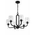 thumbnail image 4 of 54226-FB Craftmade Lighting Collins - 6 Light Chandelier-Flat Black Finish    -Traditional Installation, 4 of 5