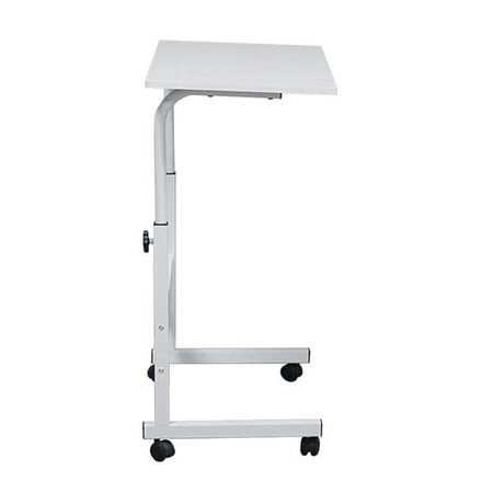 Goshping Removable P2 15MM Chipboard & Steel Side Removable Laptop Table with Baffle White
