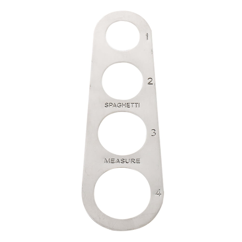 Medidor De Espaguetis De Acero Inoxidable - Herramienta De 4 Agujeros Para Controlar Porciones De Pasta En La Cocina