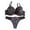 hwj# Black556, variant on Huowey Bras For Women Underwire Color Block Bra Thong Set Lace Color Matching Panty Plus Size Underwear Set Brassiere,Black