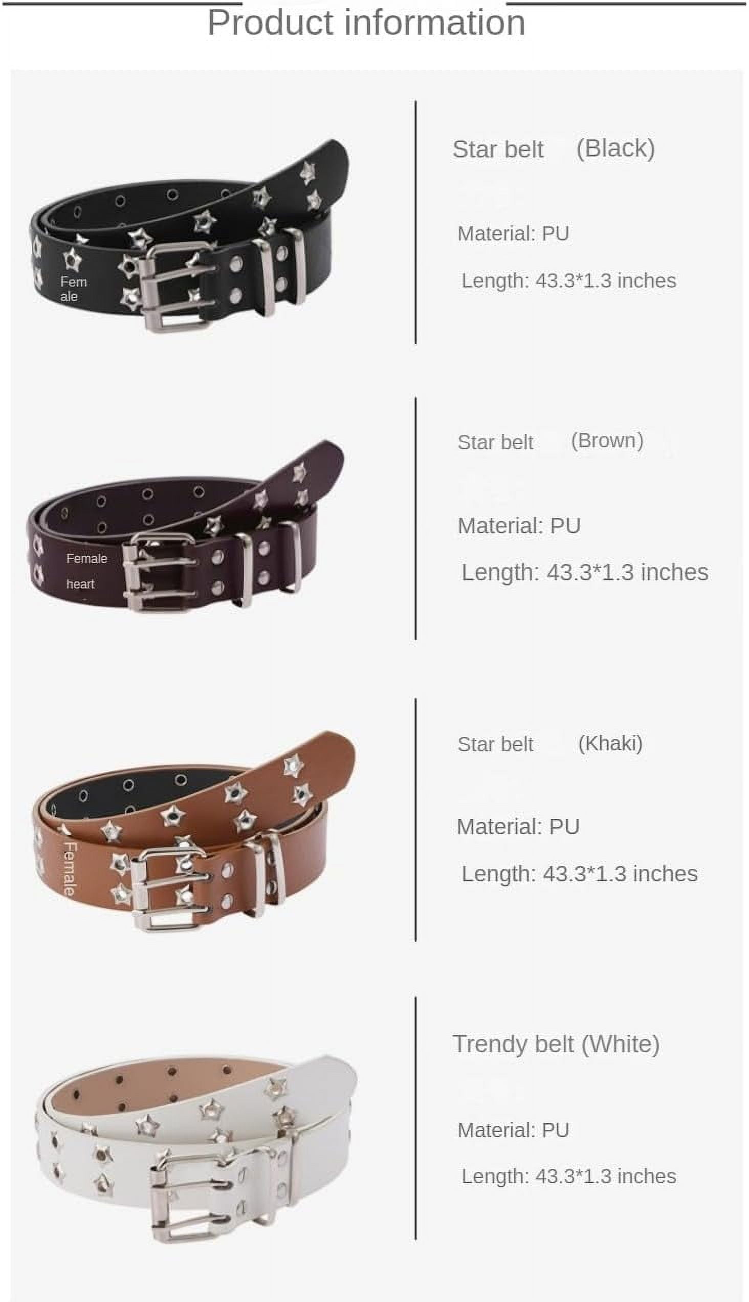 小物 archive eyelet leather belt Y2K 61a2xAzOgAL._SY350_QL65_.jpg
