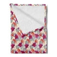thumbnail image 2 of Aloha Soft Flannel Fleece Throw Blanket, Pattern with Colored and Monochrome Flowers Paradise Island Rainforest Leaves, Cozy Plush for Indoor and Outdoor Use, 50" x 60", Multicolor, by Ambesonne, 2 of 5