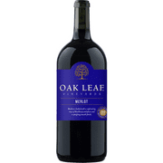 Oak Leaf Vineyards Merlot Red Wine, 1.5 L Bottle, 13% ABV