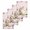 Pink, variant on Easter Bunny Kitchen Dish Towels for Drying Dishes Set of 3, Spring Daisy Flower Colorful Eggs White Wooden Waffle Weave Microfiber Hand Tea Bathroom Towels Quick Dry & Absorbent Towel 12x12