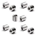 thumbnail image 1 of HUGFEGWE M12x20x20mm 10PCS Round Connector Nuts Rod Coupling Nut Threaded Sleeve Rod for Continuous Threaded Rod CJB91-25824, 1 of 7
