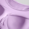 thumbnail image 4 of AherBiu Pajama Tops for Women Comfy Tshirt with Built in Bra Short Sleeve Crewneck Stretch Yoga Tops Blouse, 4 of 6