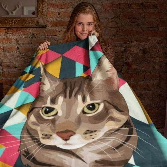 Personalized Munchkin Cat Blanket