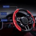 thumbnail image 3 of Funda Universal Para Volante De Coche, Funda Protectora Antideslizante Para Volante De Coche De Cuero, Accesorios Interiores Monstrate VI012096-03, 3 of 6