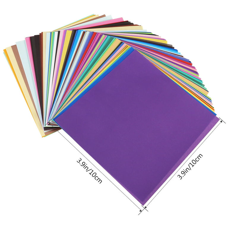 50 Sheets Origami Paper Double Sided 8x8 Inch Square Sheet, Light Purple