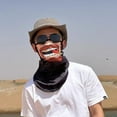 thumbnail image 6 of Cute Funny Summer Protective Mask, Sunscreen, Anti-Ultraviolet, Full Head Mask, Breathable Motorcycle Head Cover for All Seasons, 6 of 7