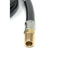 thumbnail image 4 of 5' LP Propane Gas Hose, Pressure Washer Hose, Air Hose Assembly 1/4" Female NPT x 1/4" Male NPT Connector Fitting High or Low Pressure for LP Gas Air Compressor RV BBQ Grills Heaters ECT, 4 of 6