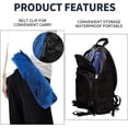thumbnail image 6 of SAN LIKE Rubber Coated Mesh Foldable 19.7" x 20.9" Hoop Fishing Landing Net, 98.4, 6 of 8