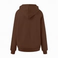 thumbnail image 5 of Godom Hoodies for Women Fleece Hooded Sweatshirts Oversized Pullover Long Sleeve Ladies Tops with Pocket, 5 of 5