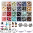 thumbnail image 1 of Kit De Cuentas De Piedra Irregulares De Chips De Cristal Natural Para Hacer Joyas Diy Sweethay AP007333-02, 1 of 6