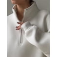 thumbnail image 4 of Sudaderas para Mujer, Sudaderas con Media Cremallera y Sudaderas con Cremallera de un Cuarto. Conjuntos de Moda de Otoño 2025. (Fino) M, 4 of 9