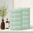 thumbnail image 2 of Summer Savings Clearance! Boovnll 10 Pack Hand Towels for Bathroom, 13x29" Super Soft & Absorbent Quick Dry Solid Color Cotton Towels, Thicken Microfiber Hand Towels for Hotel, Pool, Beach, Towels, 2 of 9