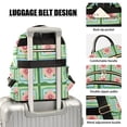 thumbnail image 3 of FORMRS Mini Backpack Purse for Women Travel Daypack Casual Shoulder Bag, Green Blossom Mosaic, 3 of 7