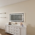 thumbnail image 3 of TOOLKISS  Anti-fog Frameless Dimmable Mirror with Backlit and Front Lighting 55 in. W x 30 in. H, 3 of 5