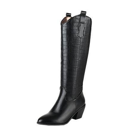 

Sentuca Autumn And Winter Warm Thick-heeled Women s Boots