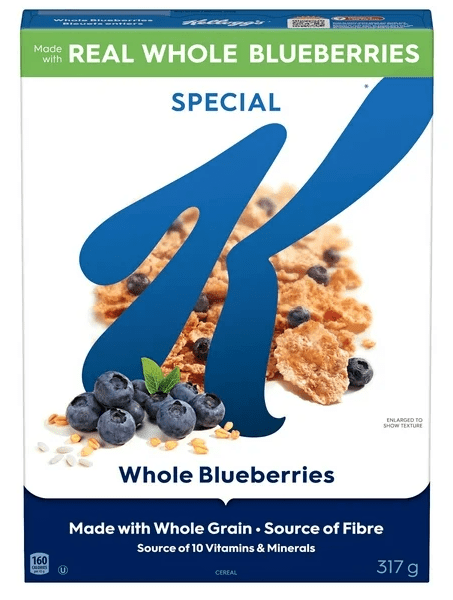 Kellogg's Special K Blueberry Cereal, 317g (4 Pack)