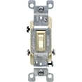 thumbnail image 1 of Toggle Switch Leviton 15 A Ivory AC Quiet, paquete de 10 unidades, 1 of 1