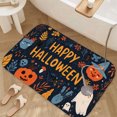 thumbnail image 3 of 1pc Happy Halloween Absorbent Non-Slip Bathroom Thickened Flannel Rug Decor,Soft,Quick Drying,Suitable For Indoor/outdoor Use,Bathrooms,Bedrooms,Kitchens,Terrace,Laundry Rooms,16"x24", 3 of 9