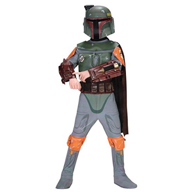 Disfraz de Boba Fett deluxe - Pequeño Rubie's Costume Co 883028303854