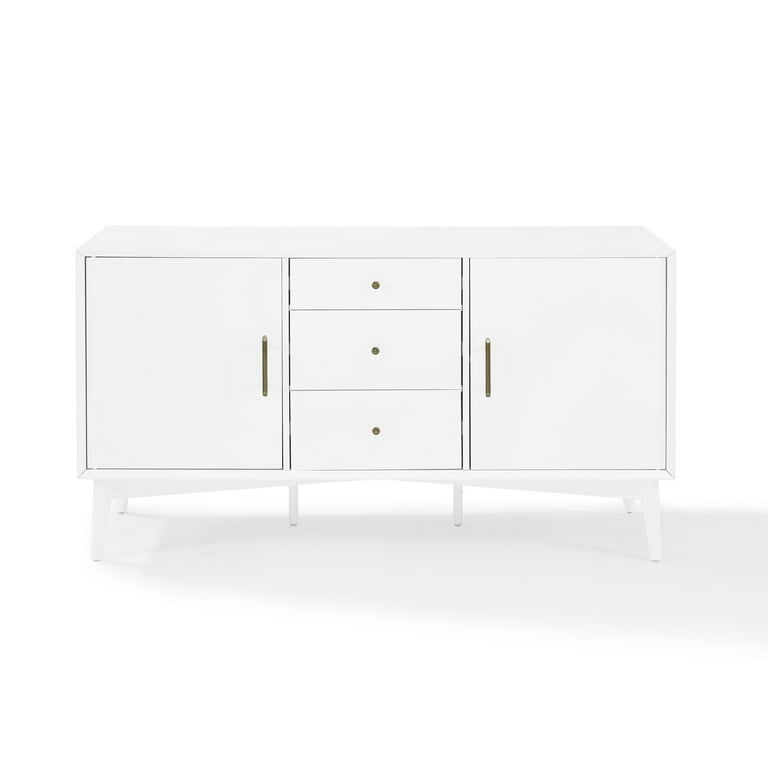 Crosley Furniture Landon Sideboard In White 57 X 19 30 Com Crosley Furniture Landon Sideboard In, Crosley Landon Console Table