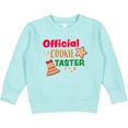 thumbnail image 2 of Inktastic Christmas Official Cookie Taster with Bell and Star Cookie Toddler Sweatshirt, 2 of 4