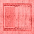 thumbnail image 1 of Ahgly Company Indoor Square Oriental Red Modern Area Rugs, 6' Square, 1 of 4