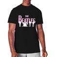 thumbnail image 1 of Les Beatles T-Shirt Unisexe Hi-Build Silhouettes de Groupe, 1 of 3