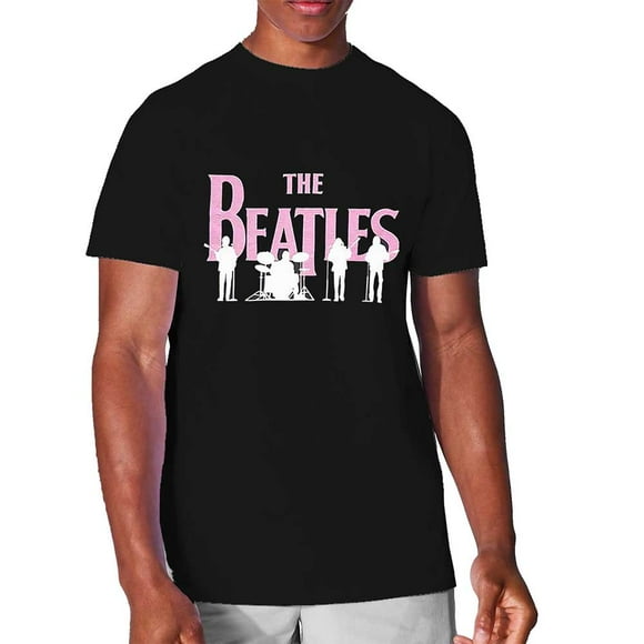 The Beatles Unisex Hi-Build T-Shirt Band Silhouettes