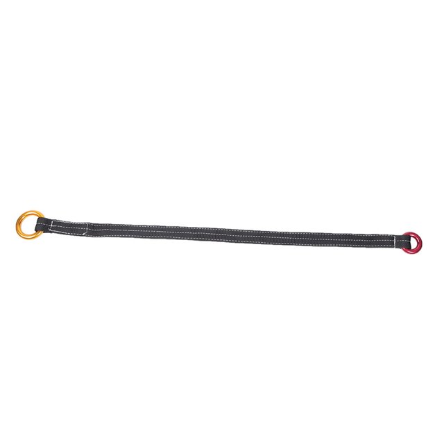 Cordón de Escalada de 26 mm, Alambre de Escalada de Poliéster Ensanchado Con Anillos Metálicos de Proteccio de Doble Tejido para Escalada de Árboles, Escalada en Roca y