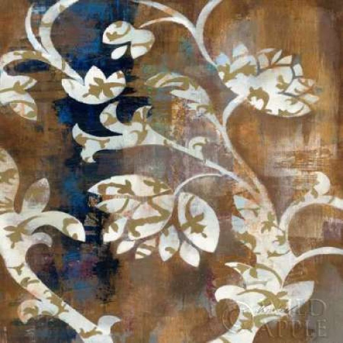 Moonlight Magnolia Silhouette II Canvas Art - Silvia Vassileva (24 x 24)
