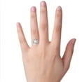 thumbnail image 4 of Classy Diamond Encrusted Cocktail Ring In 14k White Gold, 4 of 6