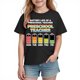 thumbnail image 1 of Tops de Manga Corta Linda para Niños Niños Y Niñas con Impresión Gráfica, Tee Casual de la Temporada Escolar, Tela Suave Transpirable para Jugar, 1 of 9