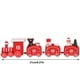 thumbnail image 5 of Little Wood Feliz Navidad Decoración de trenes Camión agrícola Juguete Festival Adorno de mesa Regalo de año nuevo para niños Niñas Adultos Rojo 1 Yuarrent HA009087-04B, 5 of 6