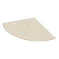 thumbnail image 2 of Non- Corner Kitchen Rug - Absorbent Braided Floor Mat for Sink Areas, Washable Circular Sector Mat with Rubber Backing, Imitation Linen Kitchen Carpet, 2 of 6
