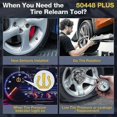 thumbnail image 4 of TPMS Relearn Tool for 315/433MHz Tire Pressure Monitor Sensors Resets s20241212912, 4 of 5