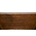 thumbnail image 3 of 15'' Square Under Counter Hammered Copper Bathroom Sink, 3 of 3
