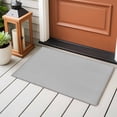 thumbnail image 5 of Grey Large Area Rugs for Bedroom Living Room, Soft Non Slip Carpet Bedside Rug, Modern Pure Gray Rectangular Floor Cover Kitchen Accent Rug 2'x3' for Dining Room/Office, 5 of 9