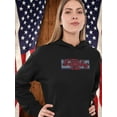 thumbnail image 2 of Happy Birthday Usa Banner Hoodie Women -Image by Shutterstock, Female 4X-Large, 2 of 4