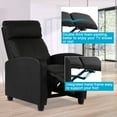 thumbnail image 6 of Recliner Chair for Adults Sofa Chair Recliner Massage Recliner Chair Ergonomic Lounge with Remote Control Gaming Recliner Chair Soft Reading Chair Living Room Chair Single Theater Seating Chair, Black, 6 of 8